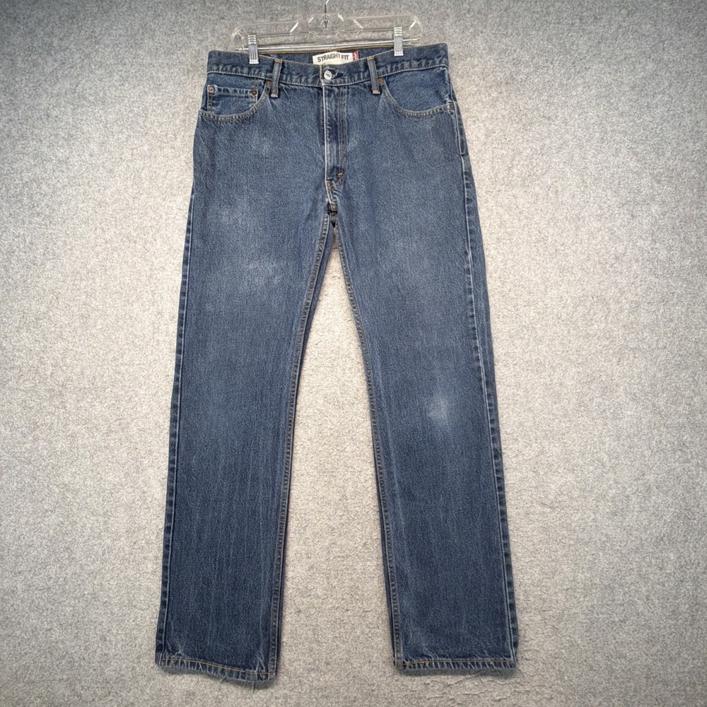 Vintage Levis 505 Jeans Size 34x34 Blue Straight Y2K